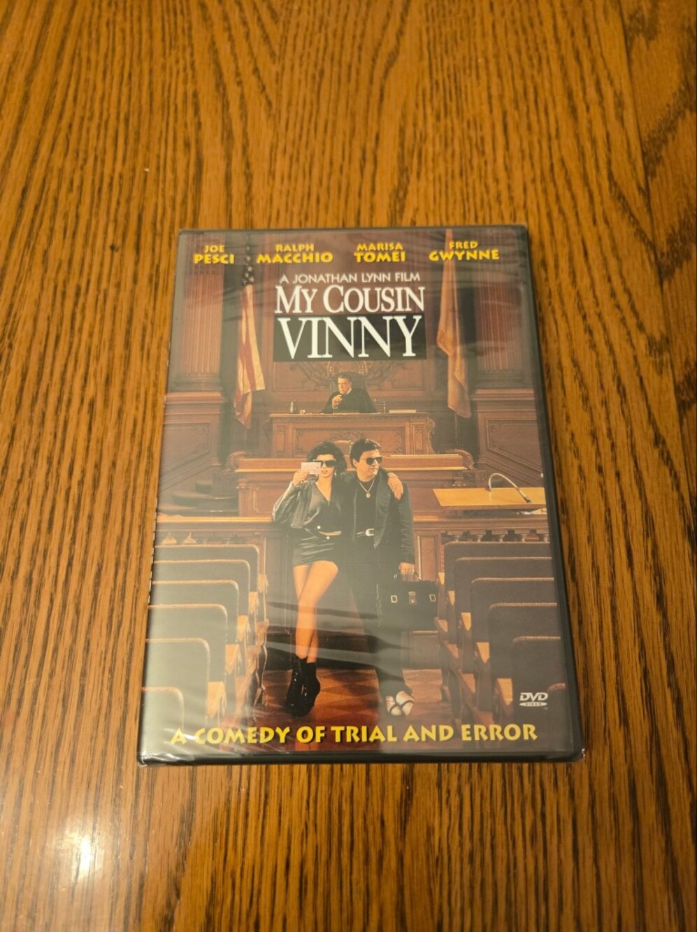 Vintage New  My Cousin Vinny DVD — Black, Brown, Yellow Cover